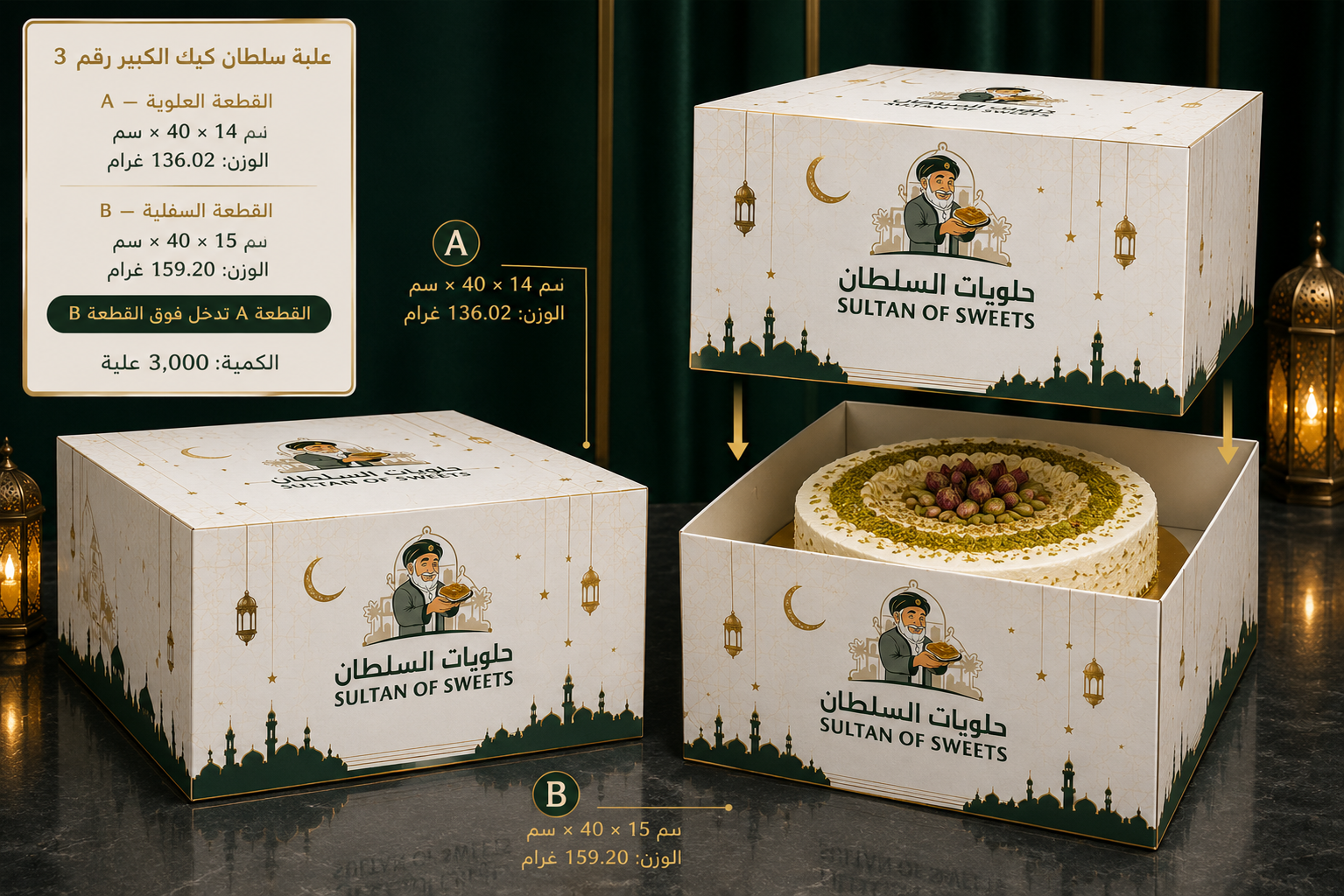 Sultan of Sweets — Tortenbox Nr. 3